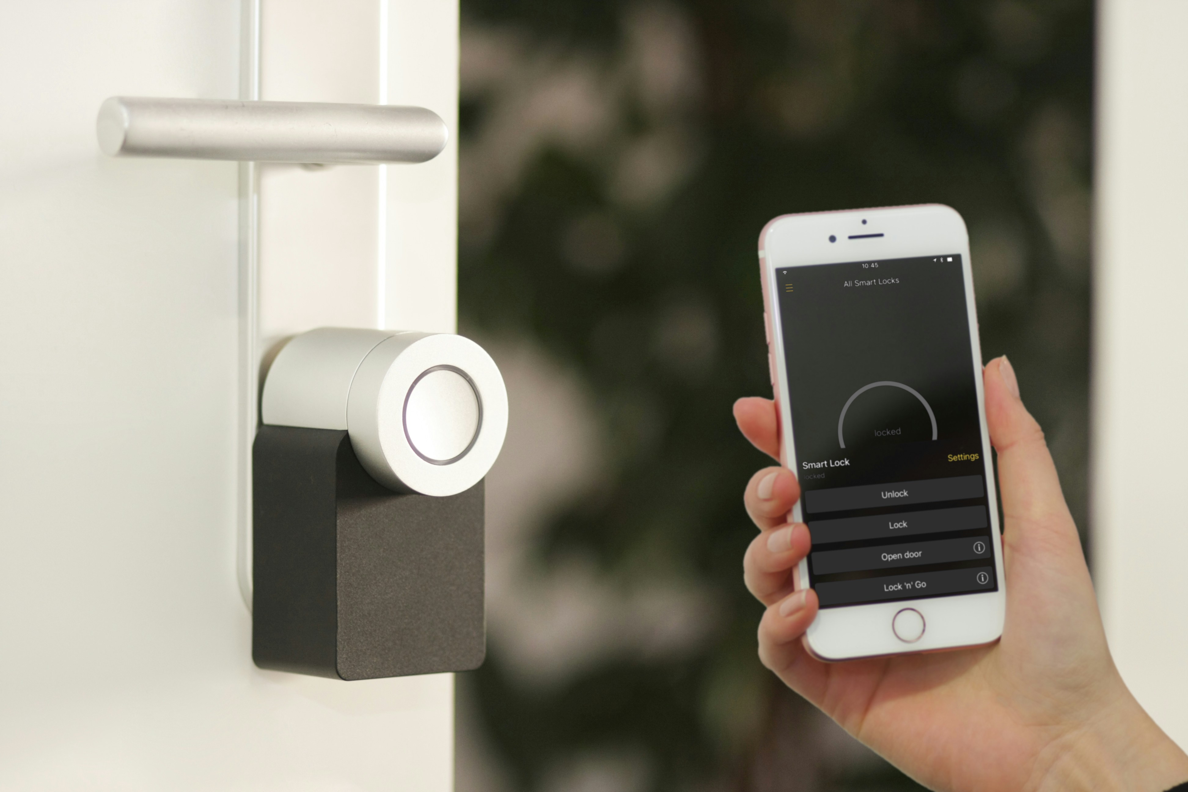 Imagen de una cerradura con clave digital